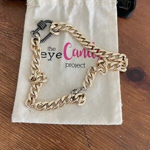 Chunky Gold Chain Necklace with chic bold clasp